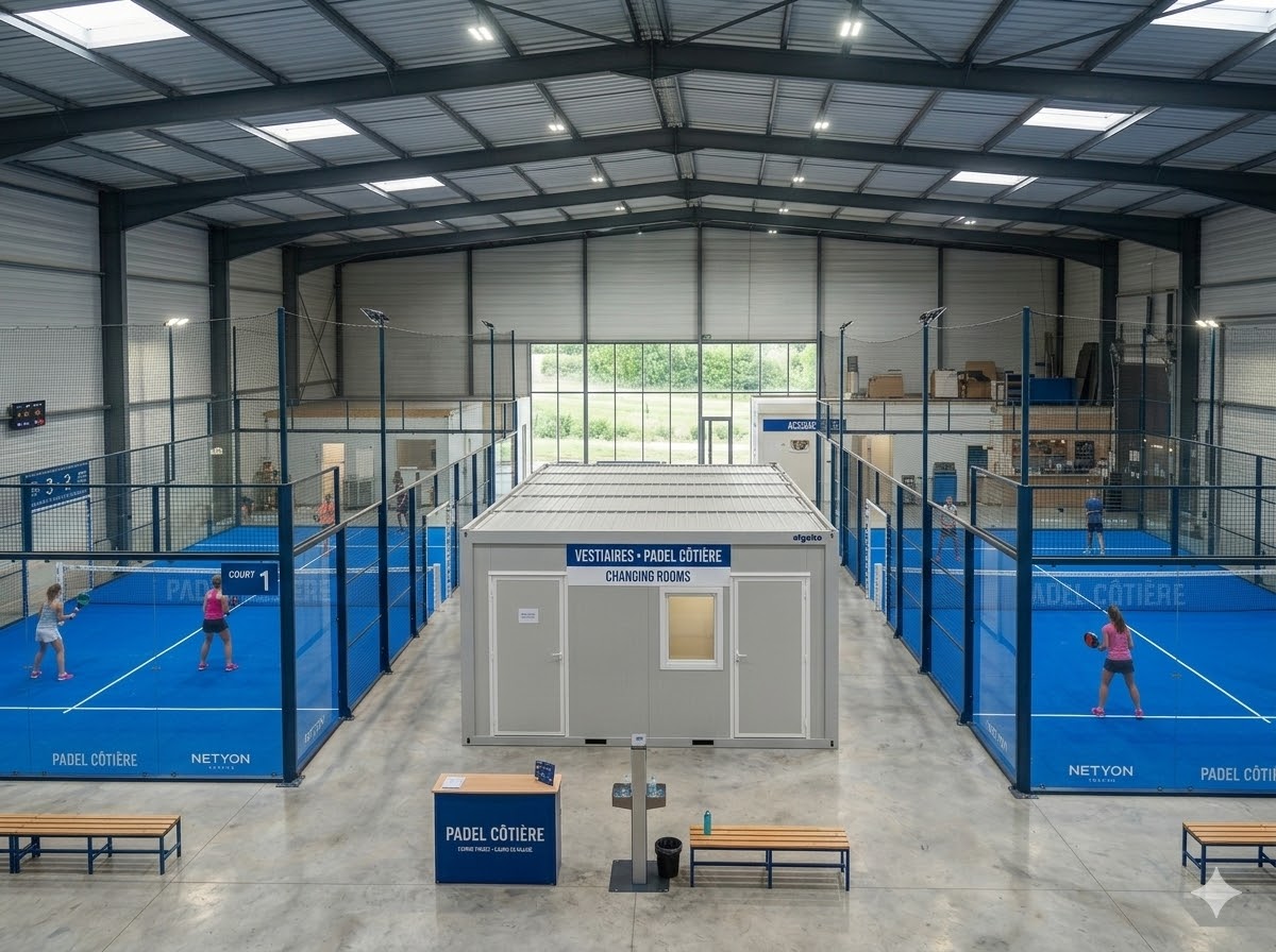 Joueurs de Padel en action